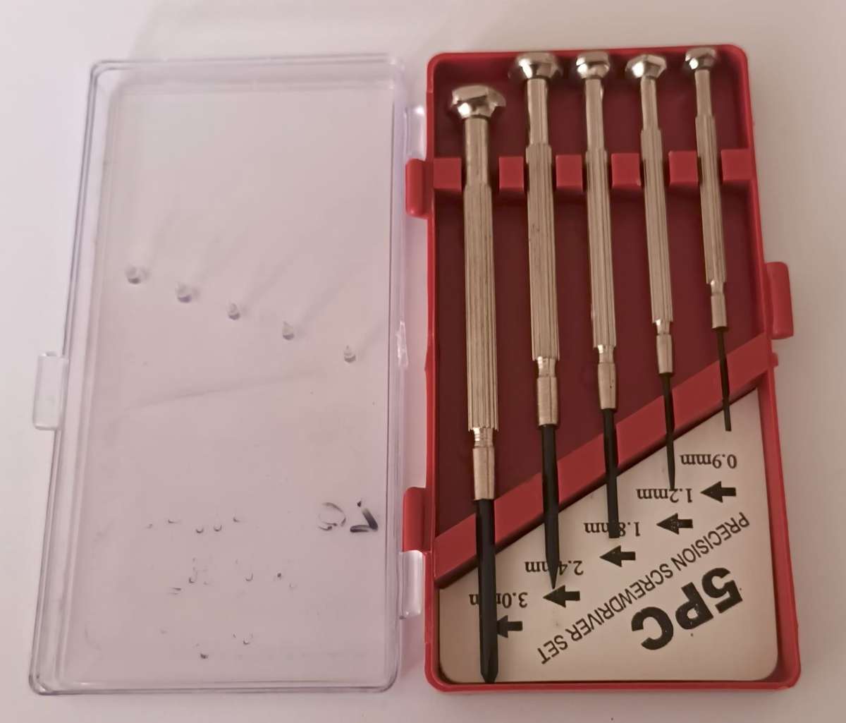 5 Piece Precision Screwdrivers.