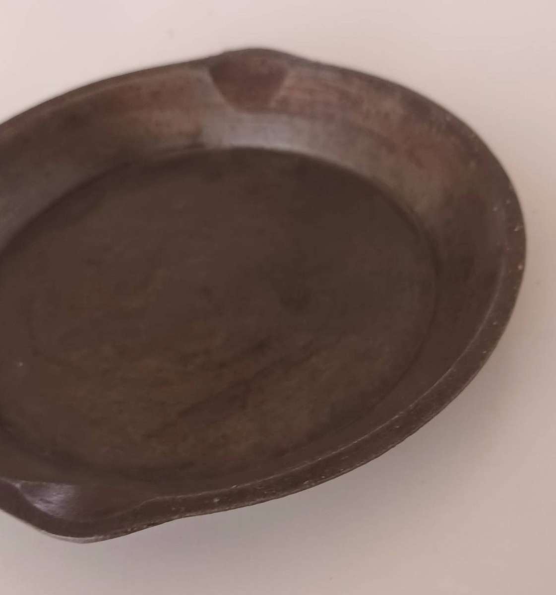 Vintage 6" Miniature Cast Iron Skillet. Made in Taiwan.