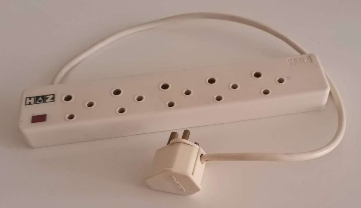5 Socket Power Surge Protector Adapter Plug.