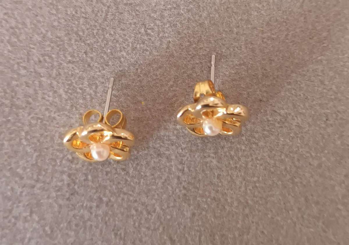 Gold Plated Earrings.