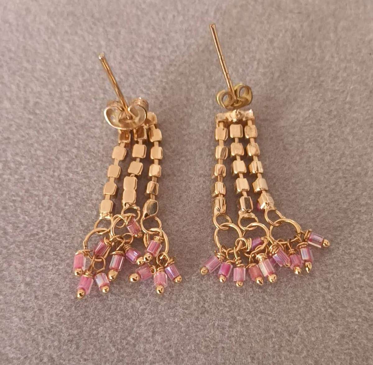 Stunning Gold Plated Earrings.