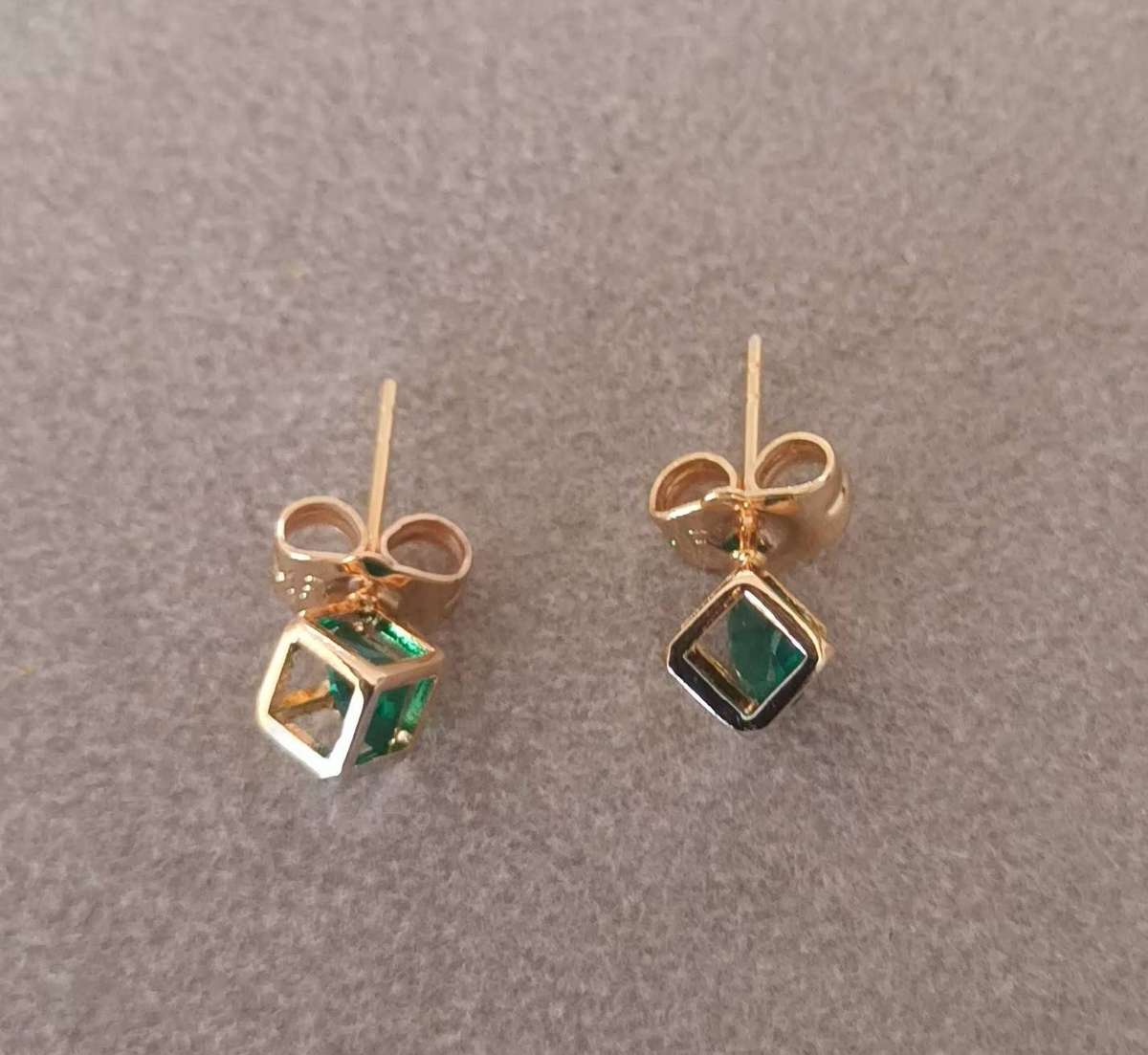 Plated 2 Tone Fashion Earrings.