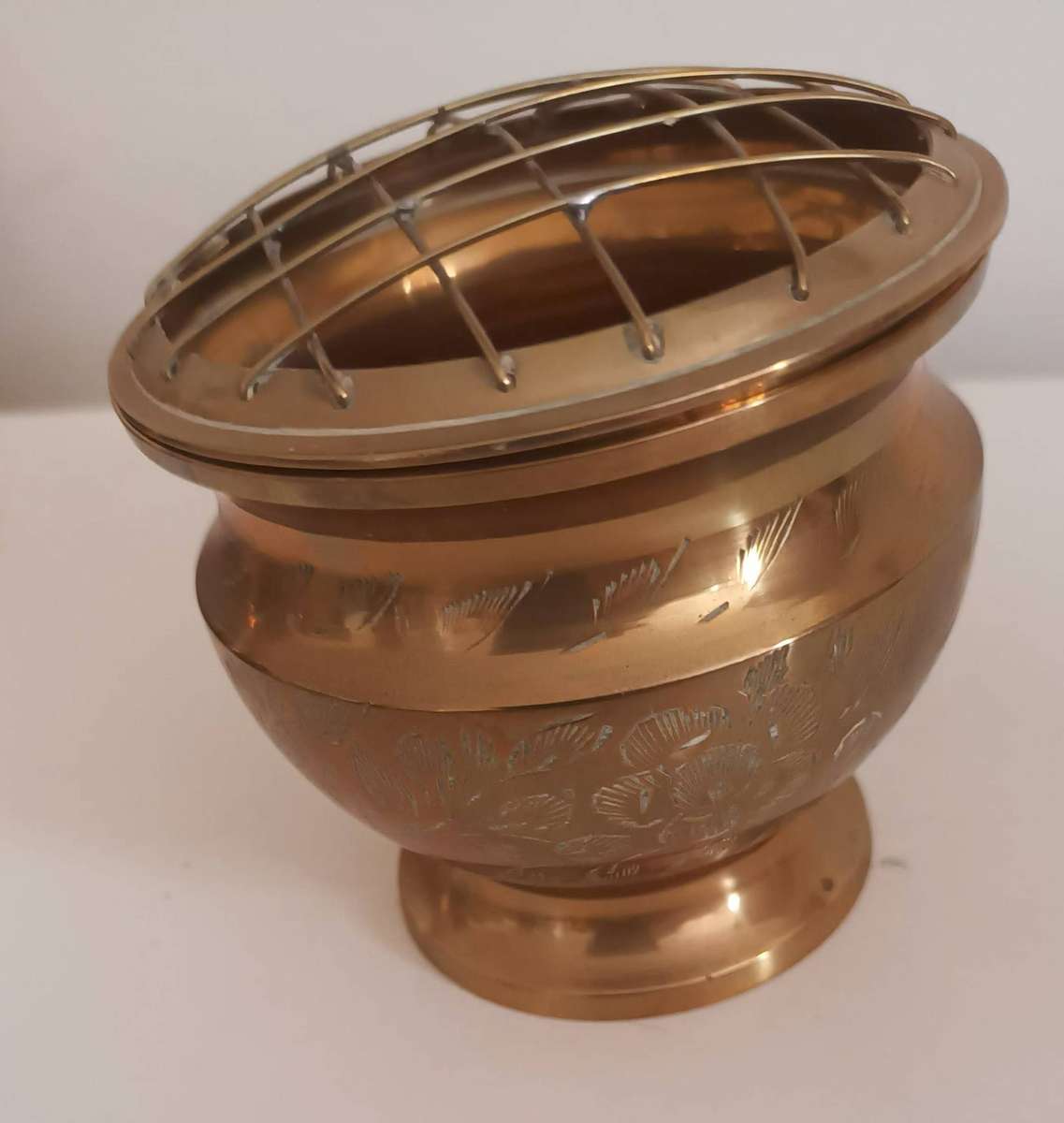 Brass Incense Burner. Made in India.