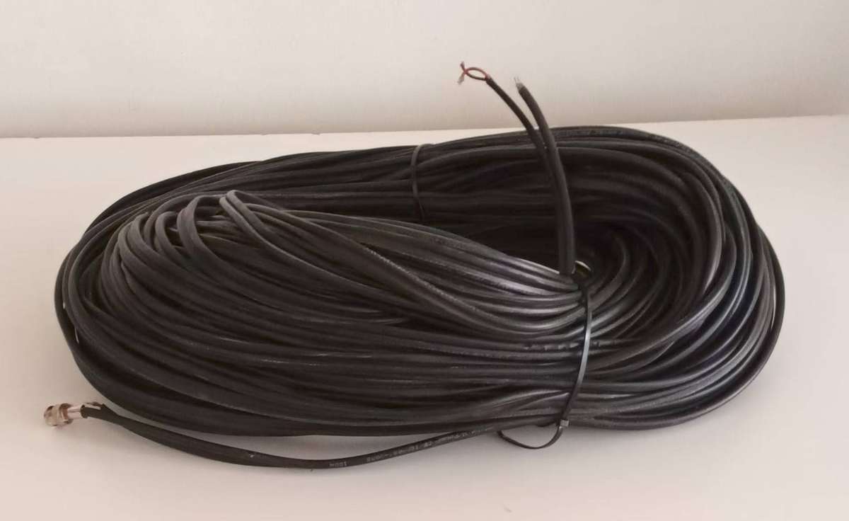 RG59 CCTV 100M BLACK COAXIAL PURE COPPER CABLE.