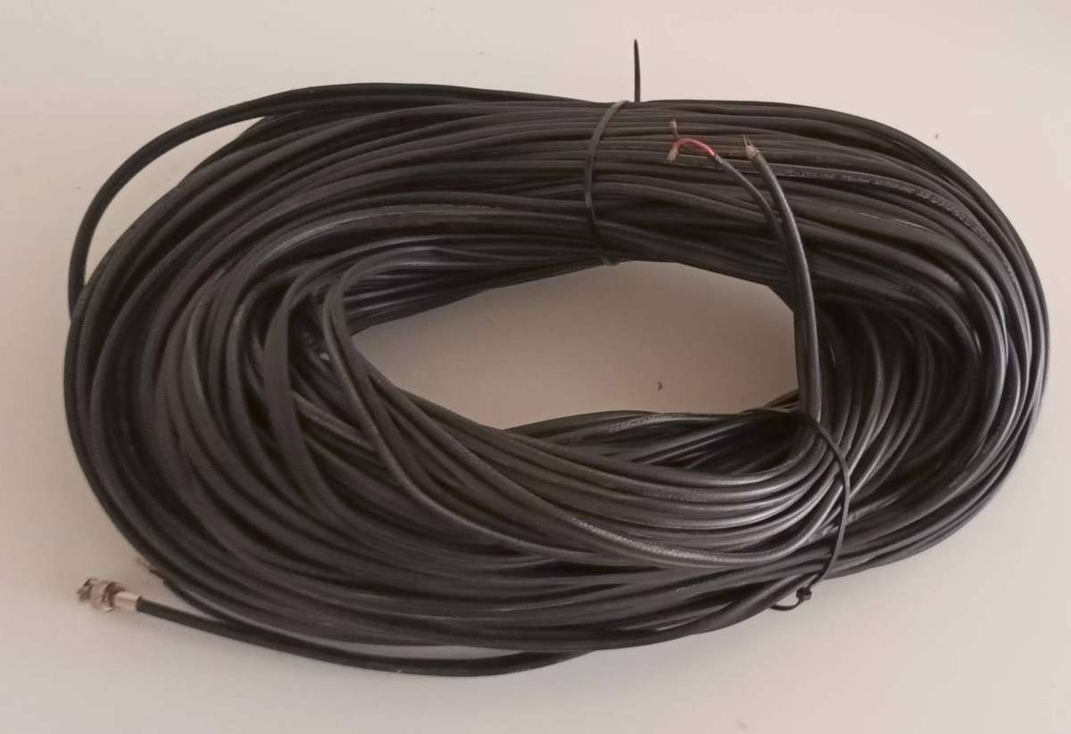 RG59 CCTV 100M BLACK COAXIAL PURE COPPER CABLE.