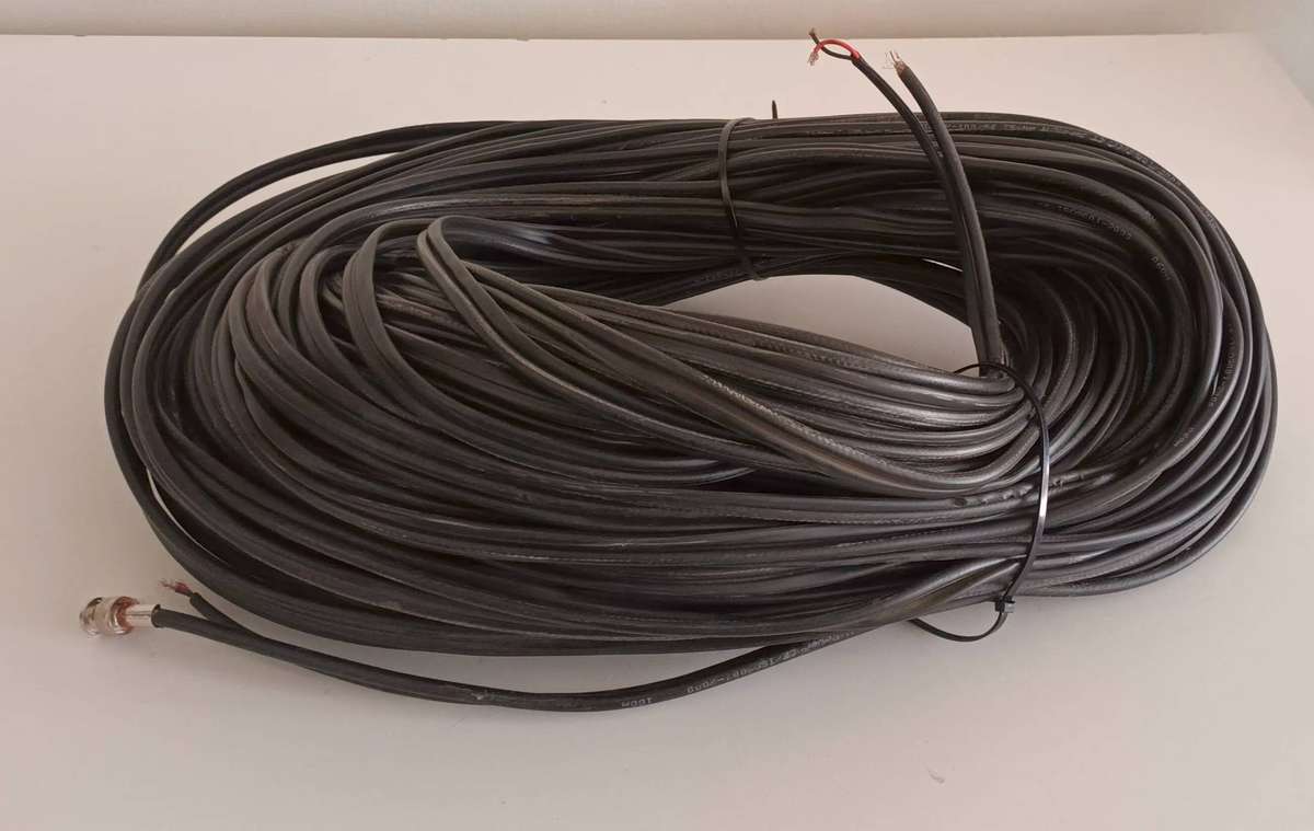 RG59 CCTV 100M BLACK COAXIAL PURE COPPER CABLE.