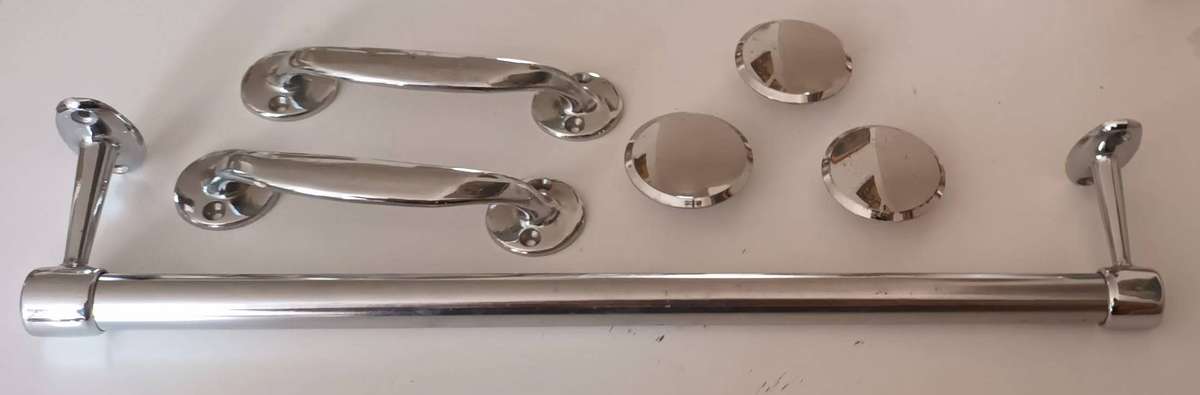 Lot of Chrome Handles.