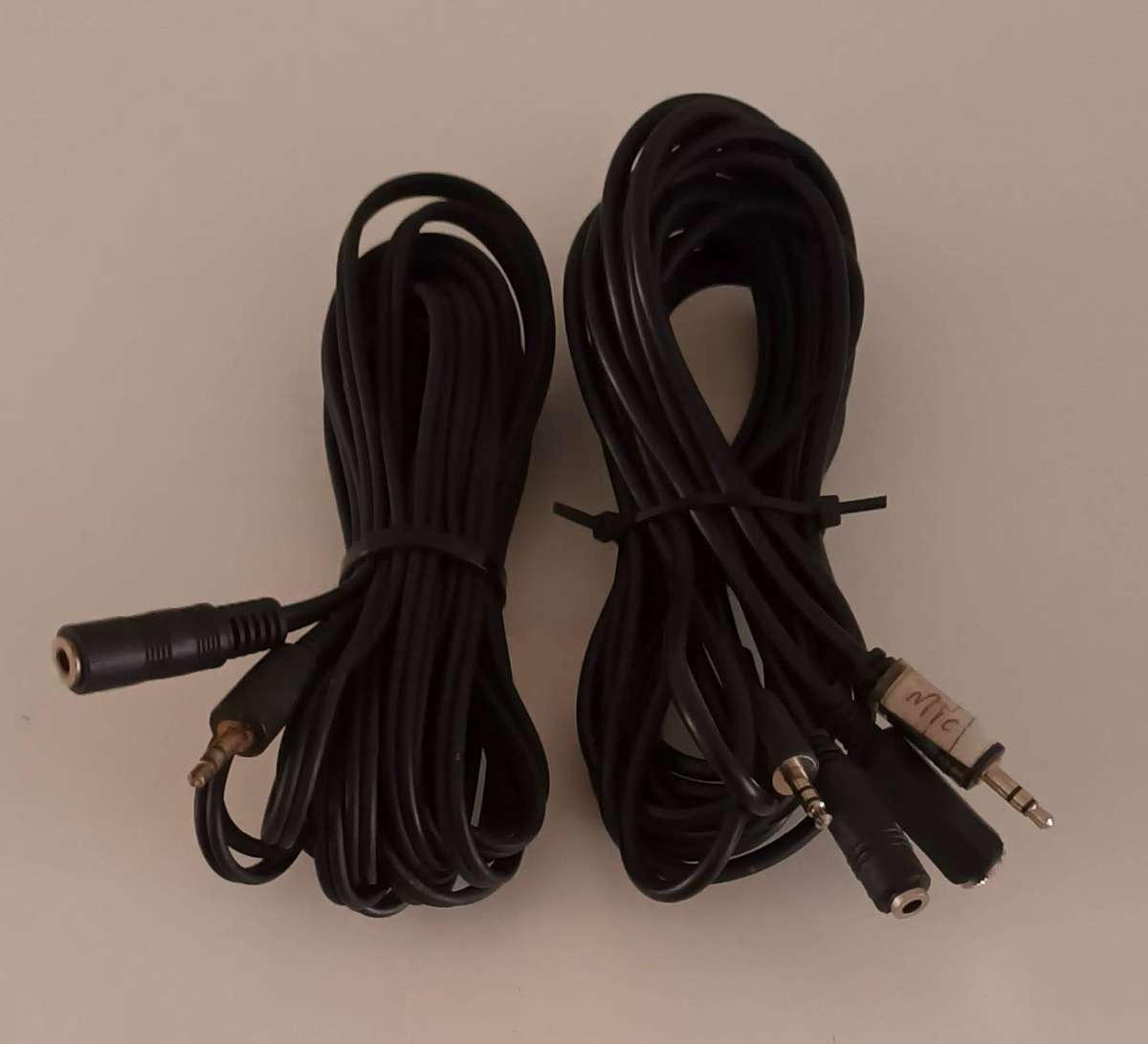 3.5mm Audio Extension Cables.