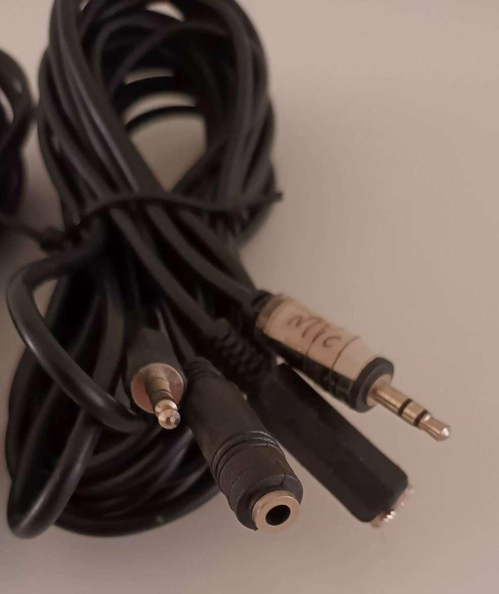 3.5mm Audio Extension Cables.