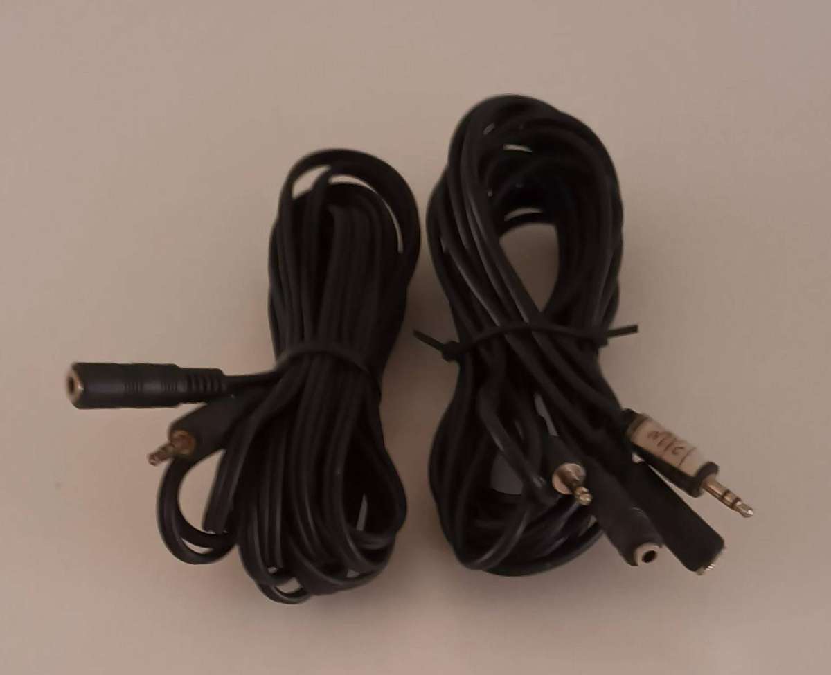 3.5mm Audio Extension Cables.