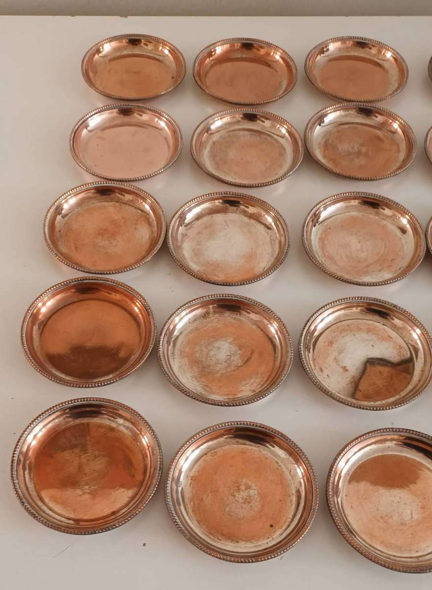 Silver Plated Coasters.