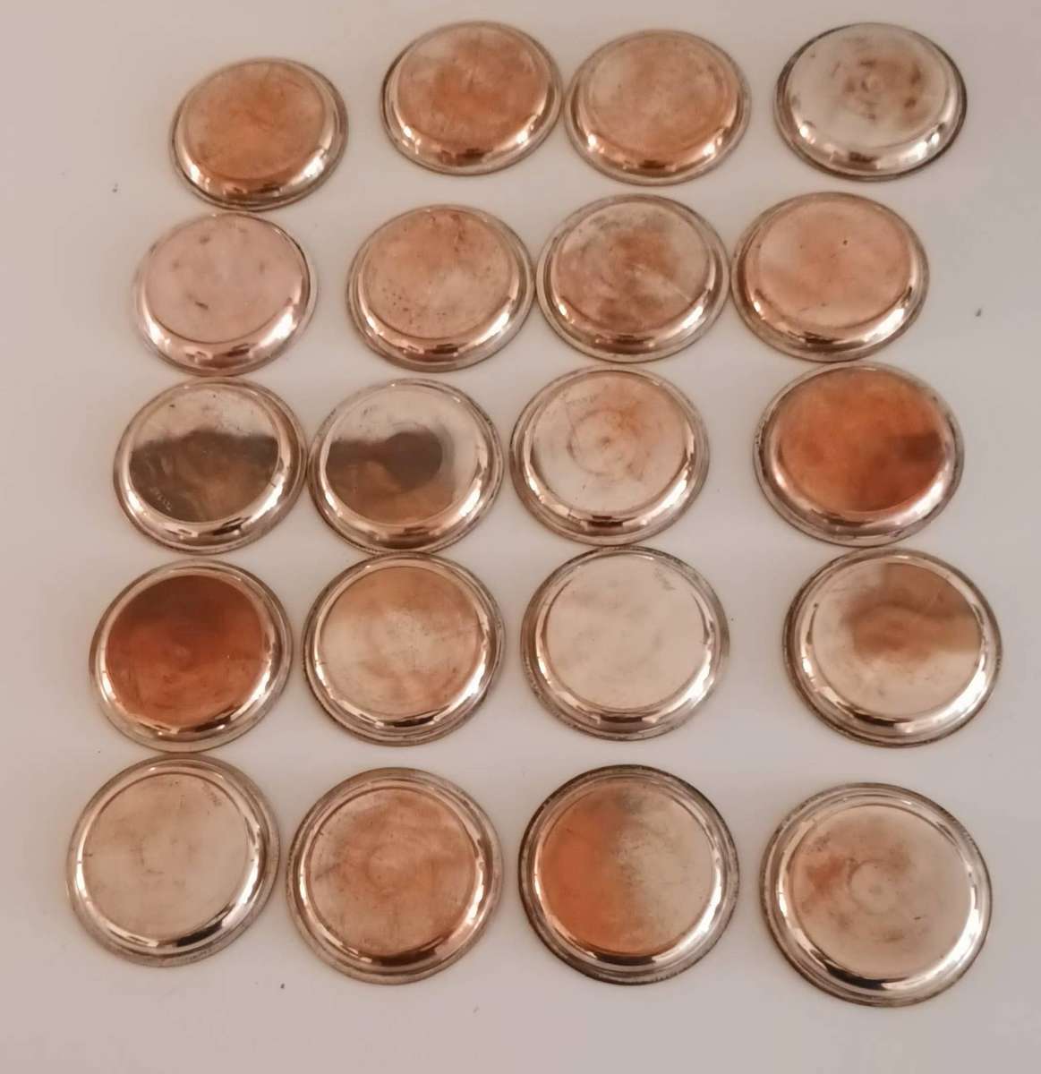 Silver Plated Coasters.