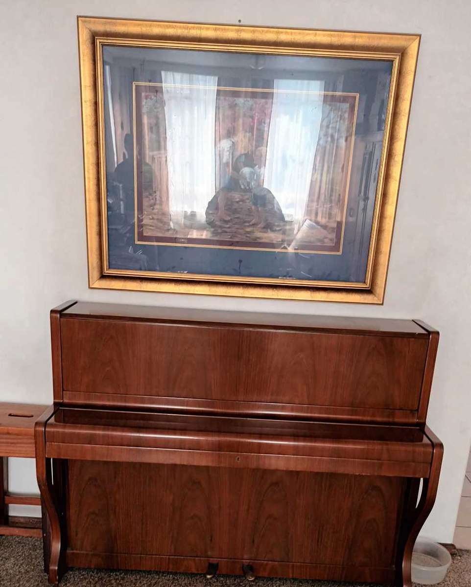 Oil Painting by Lienkie Lombard.  Width 93cm. Length 1.7m.