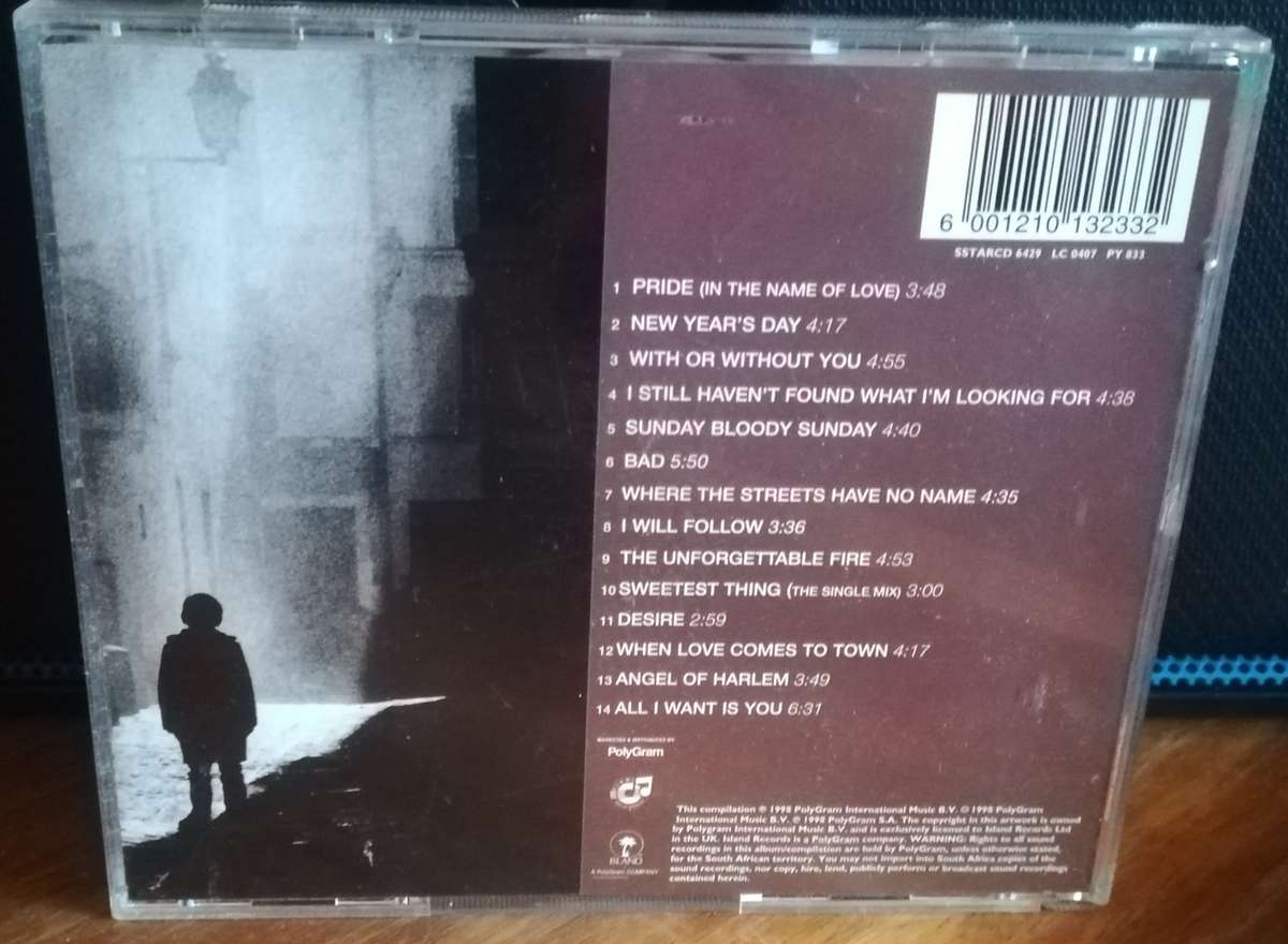 U2 - THE BEST OF 1980 - 1990 CD