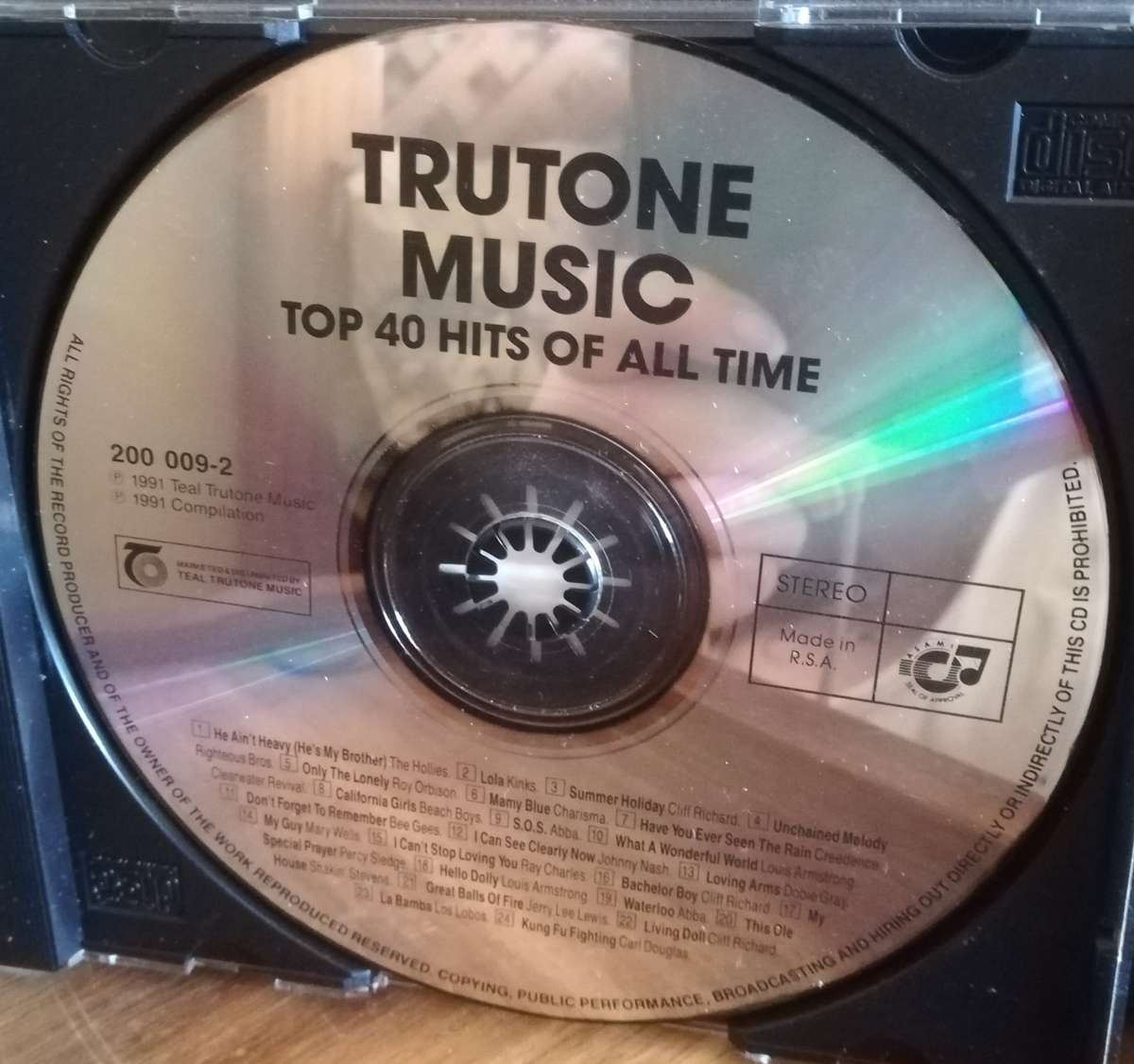 TOP 40 HITS OF ALL TIME CD