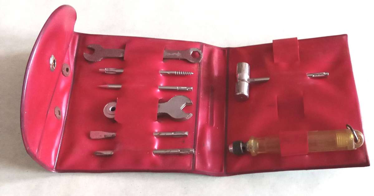 Vintage Miniature Tool Set. Made in Hong Kong.