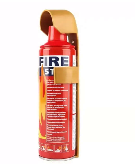 500ml Fire Stop Portable Fire Extinguisher with Mounting Bracket.