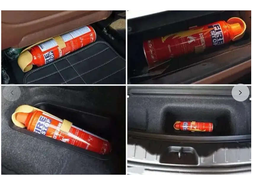 500ml Fire Stop Portable Fire Extinguisher with Mounting Bracket.