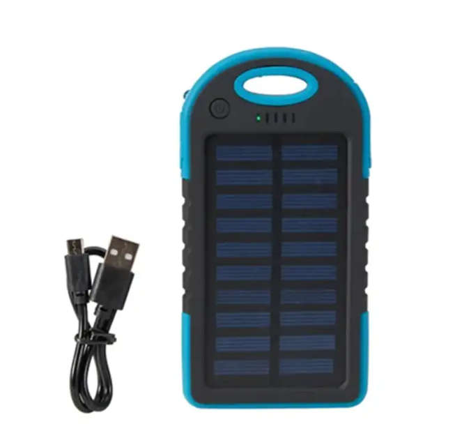 Solar Charger Portable Dual USB Solar Battery Charger Power Bank.