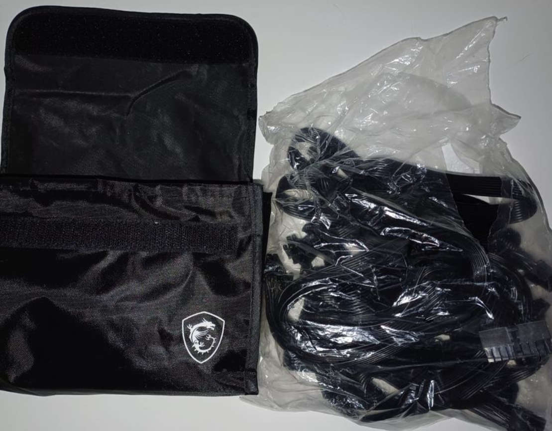 MSI MPG A850GF 850W 80 Plus Gold Fully Modular Black Desktop Power Supply.