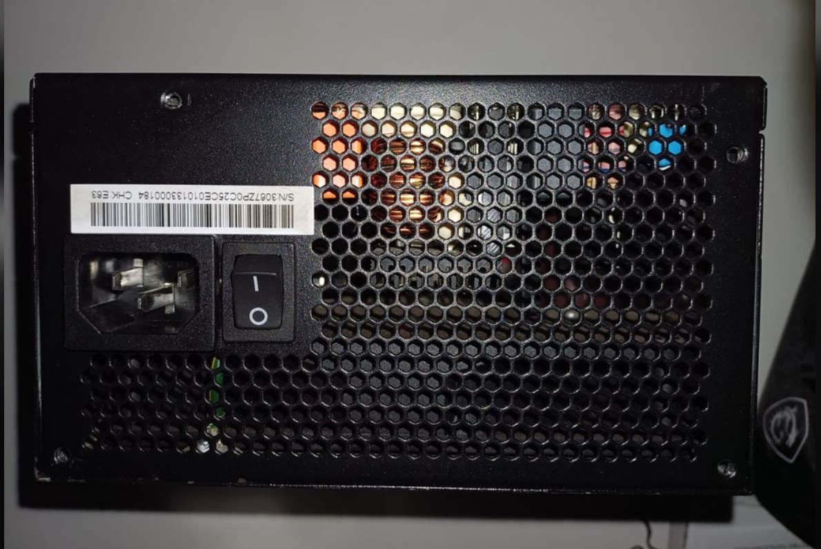 MSI MPG A850GF 850W 80 Plus Gold Fully Modular Black Desktop Power Supply.