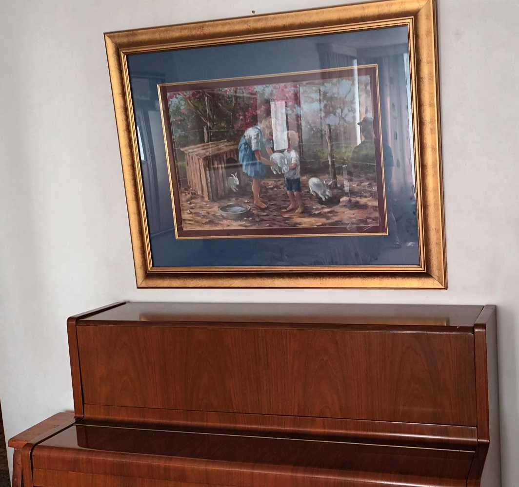 Oil Painting by Lienkie Lombard.  Width 93cm. Length 1.7m.