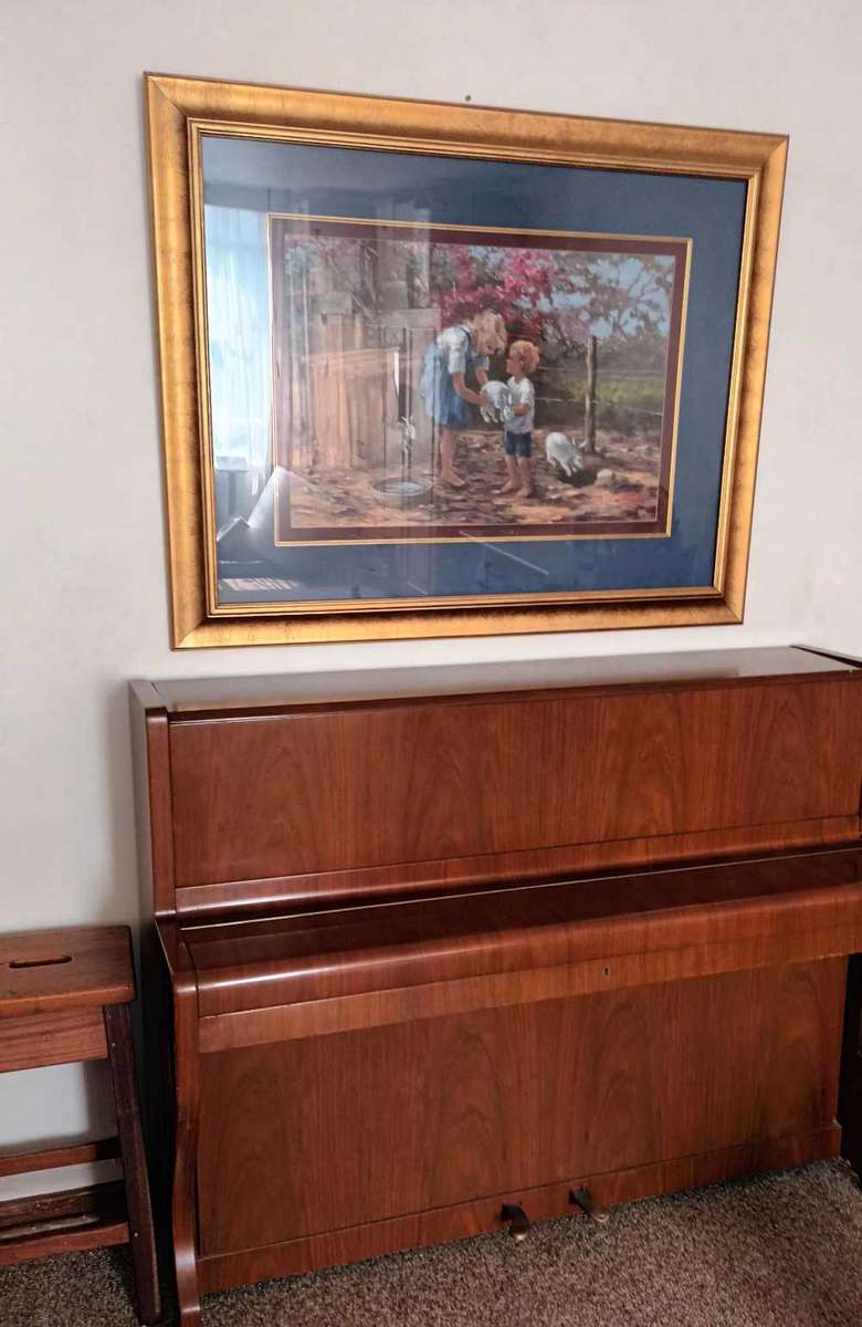 Oil Painting by Lienkie Lombard.  Width 93cm. Length 1.7m.