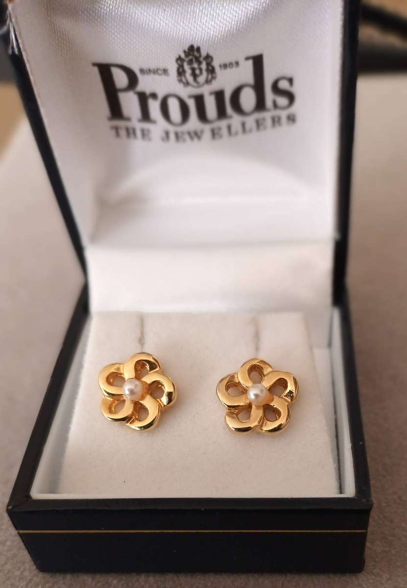 Gold Plated Earrings.