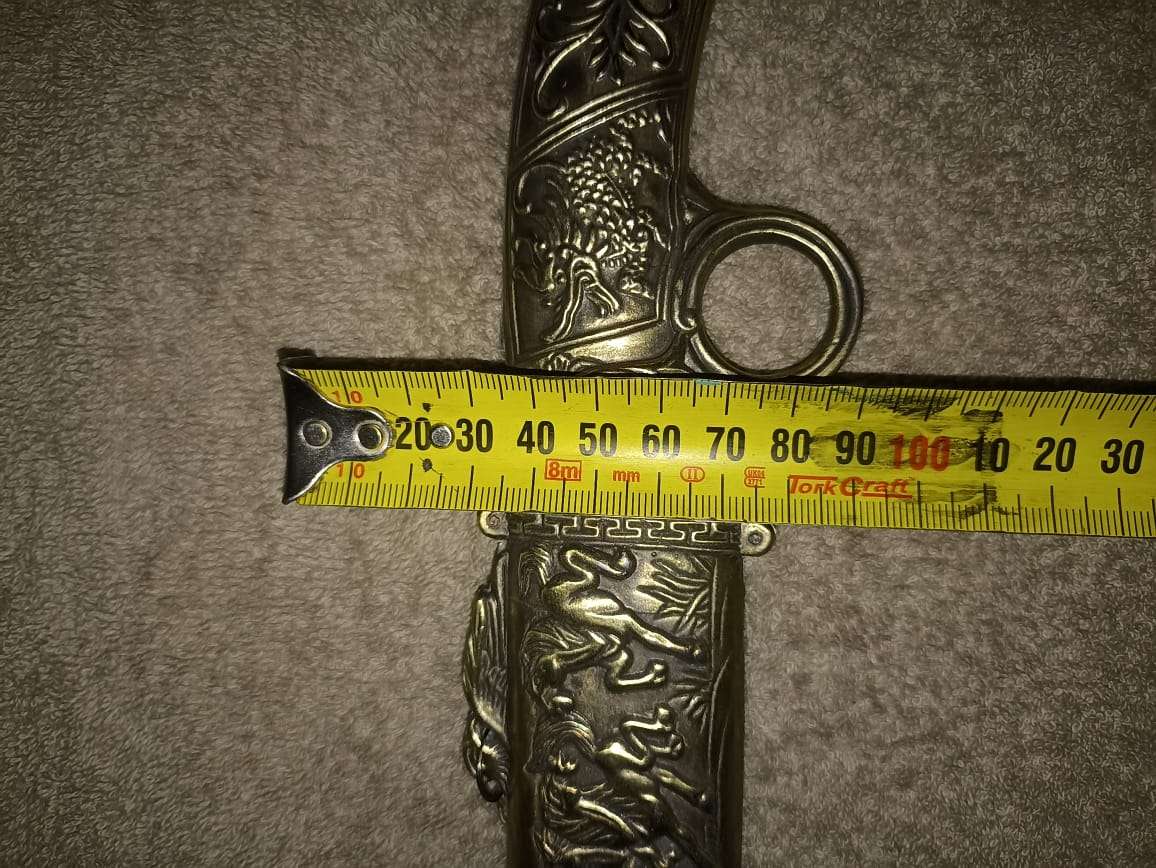 Sword with pattern on the Blade