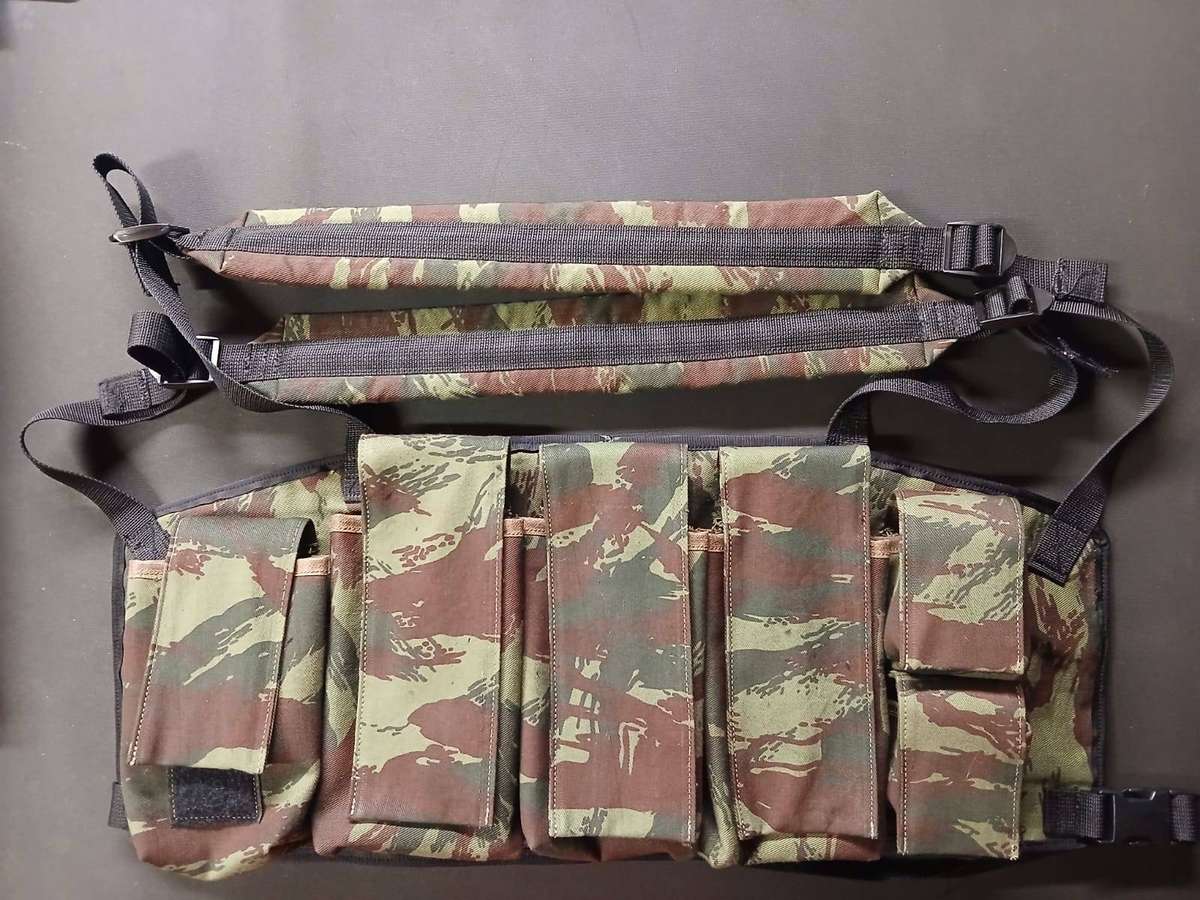 AK 47 - Portuguese Army M64 Lizard Camo Chest Webbing (Rare)