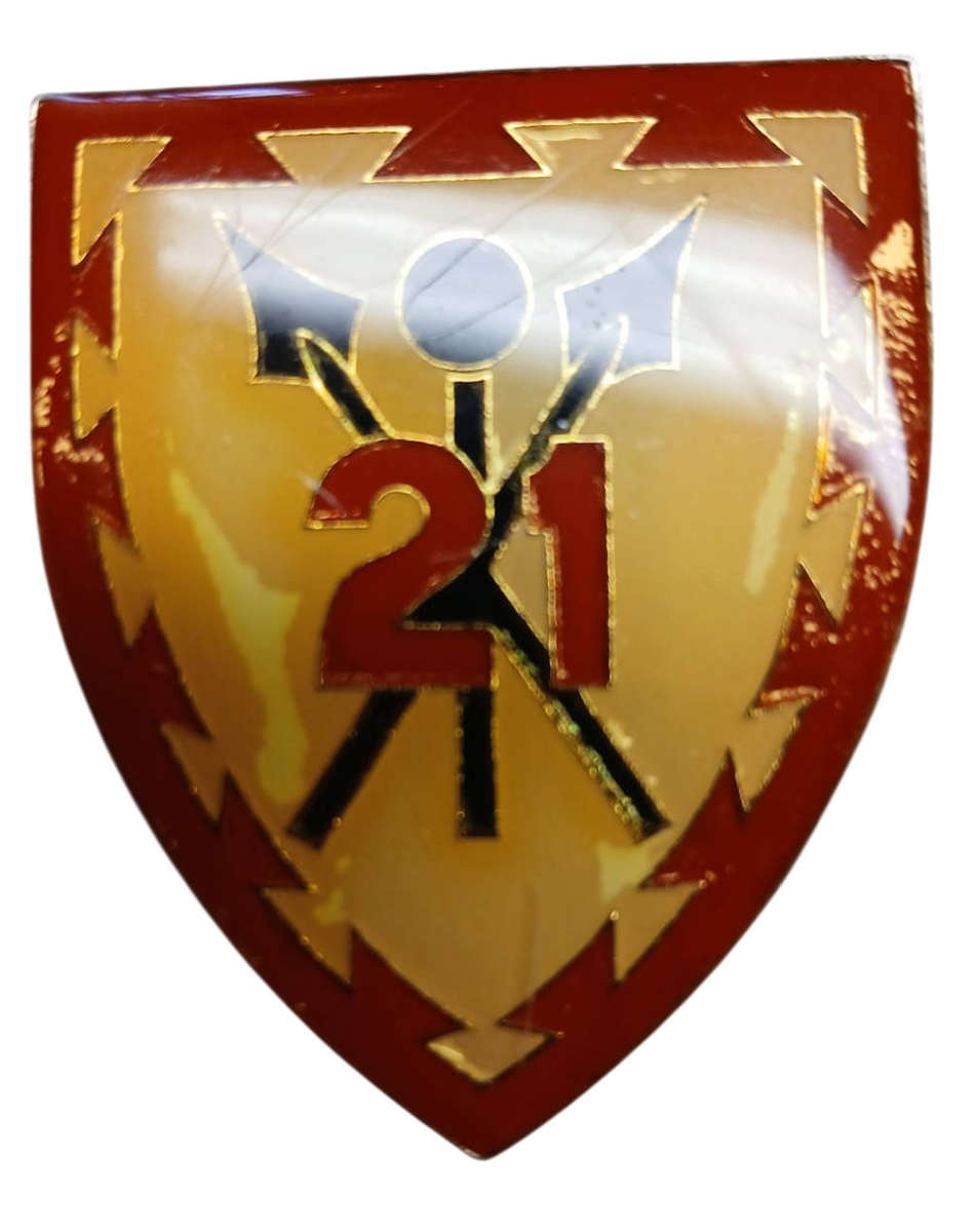 21 South African Infantry Battalion (21 SAI Bn) shoulder flash  - Infantry Unit