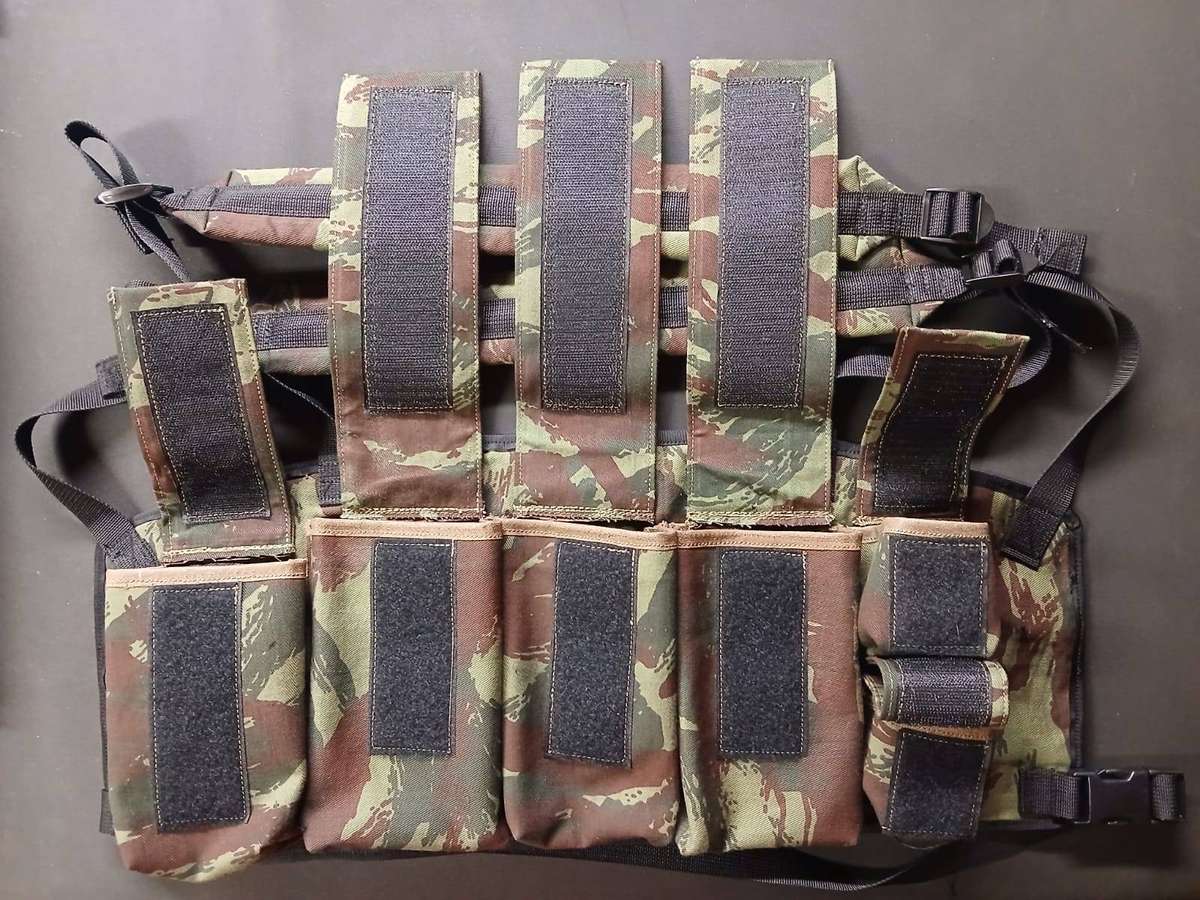 AK 47 - Portuguese Army M64 Lizard Camo Chest Webbing (Rare)