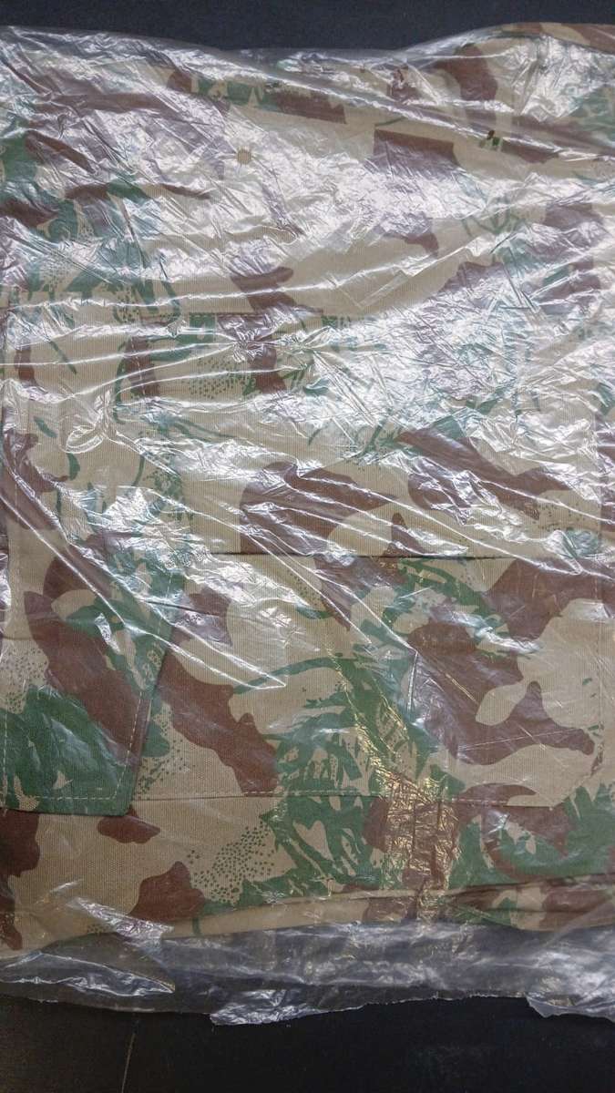 SAPD CAMO SECOND PATTERN - BRAND NEW IN PLASTIC - UNUSED AND UNISSUED. - SIZE - 92/84