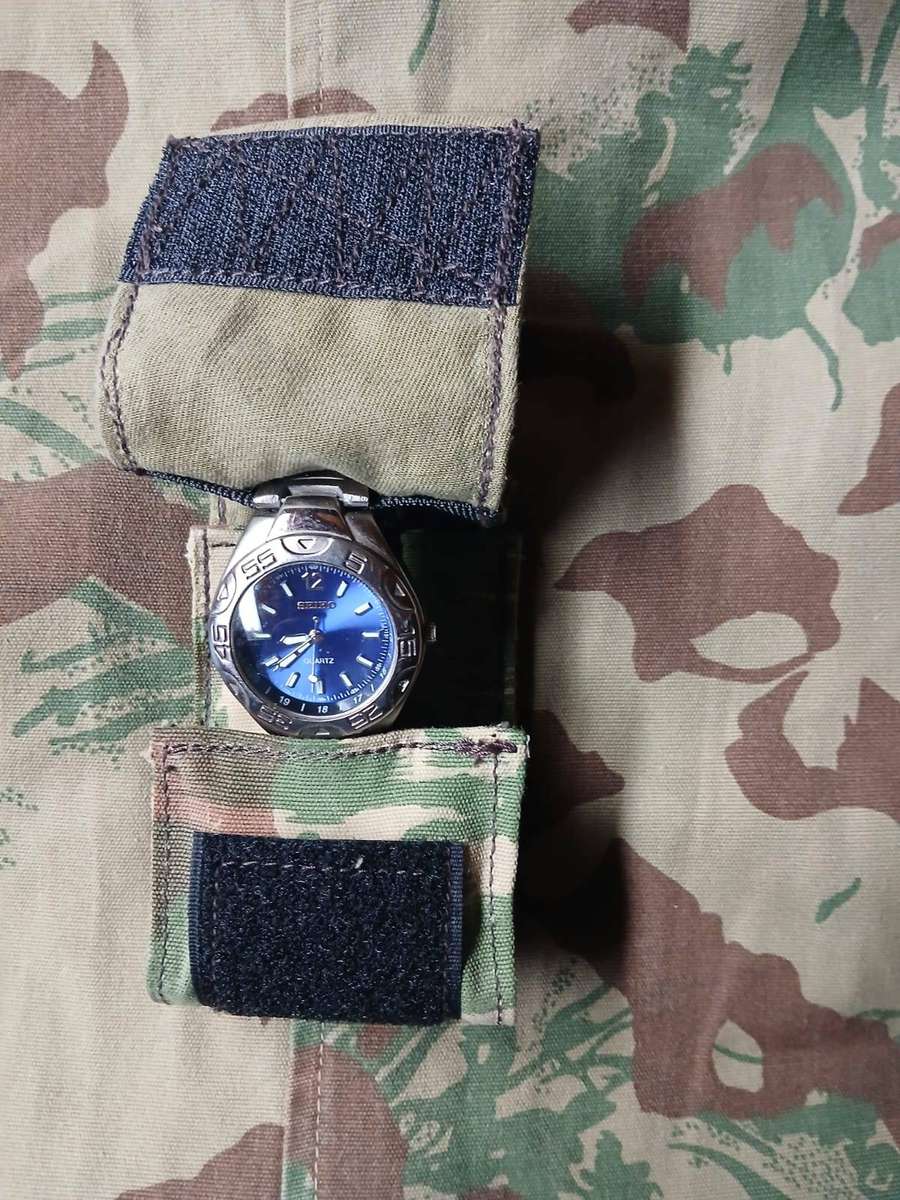 SAPS - Distinctive 1st  Pattern Camo Concealed Watch Strap.
