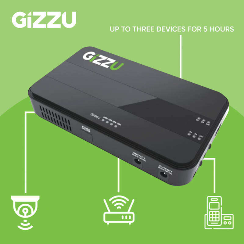 Gizzu Mini 8800MAH Dual-Voltage DC UPS | Clearance Sal,e