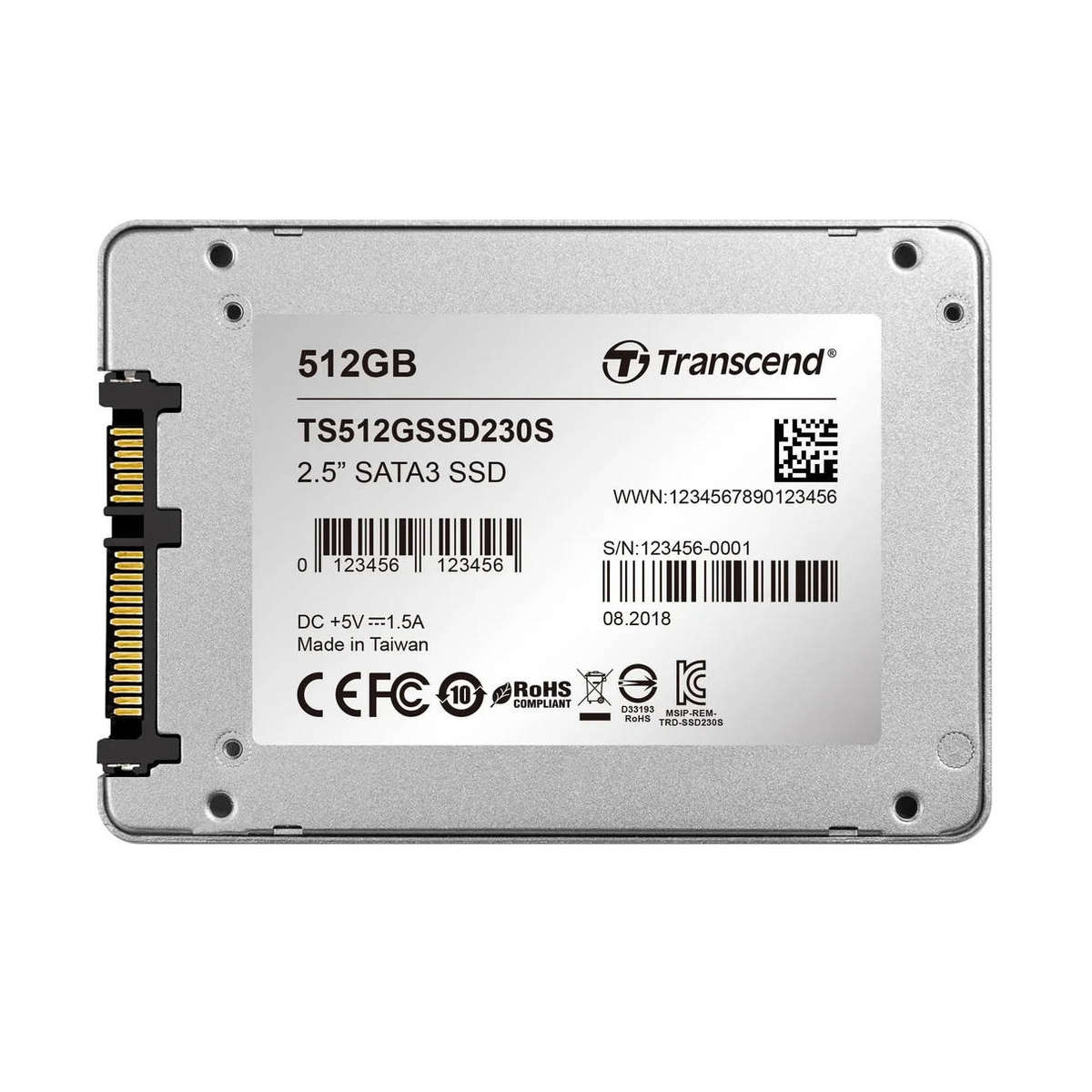 Transcend SSD230S 512gb SSD | 2.5 inch SATA