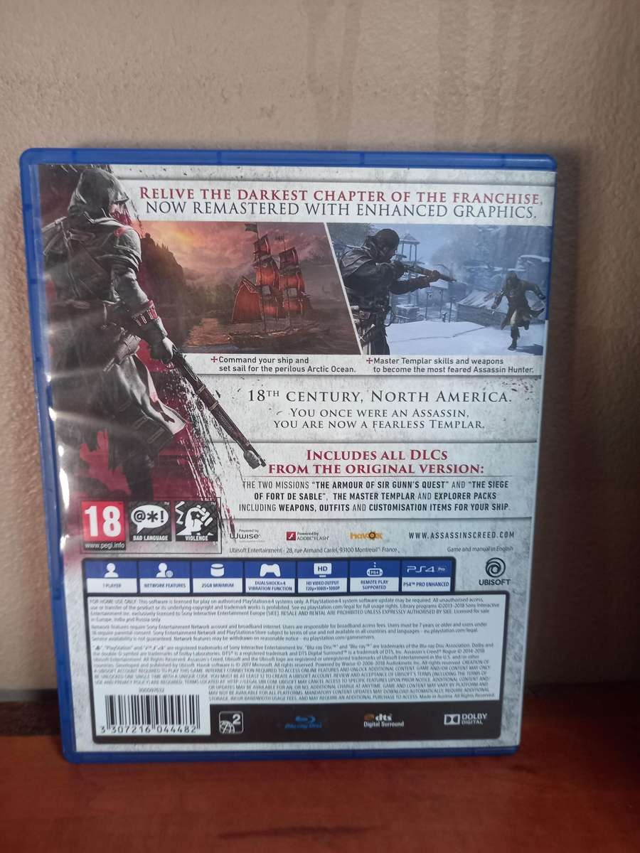 Assassin's Creed Rogue Remastered