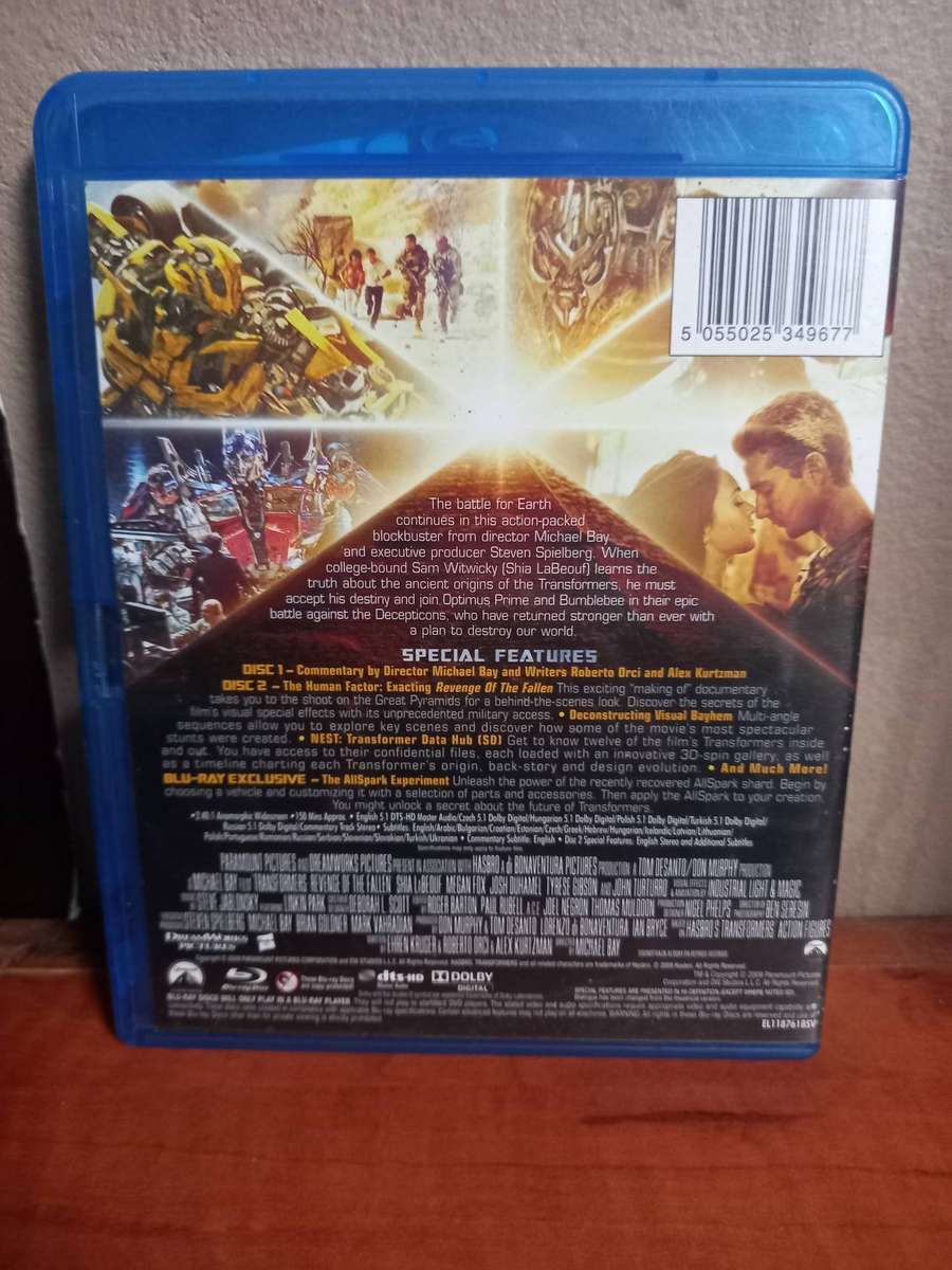 Transformers Revenge Of The Fallen Blu-ray
