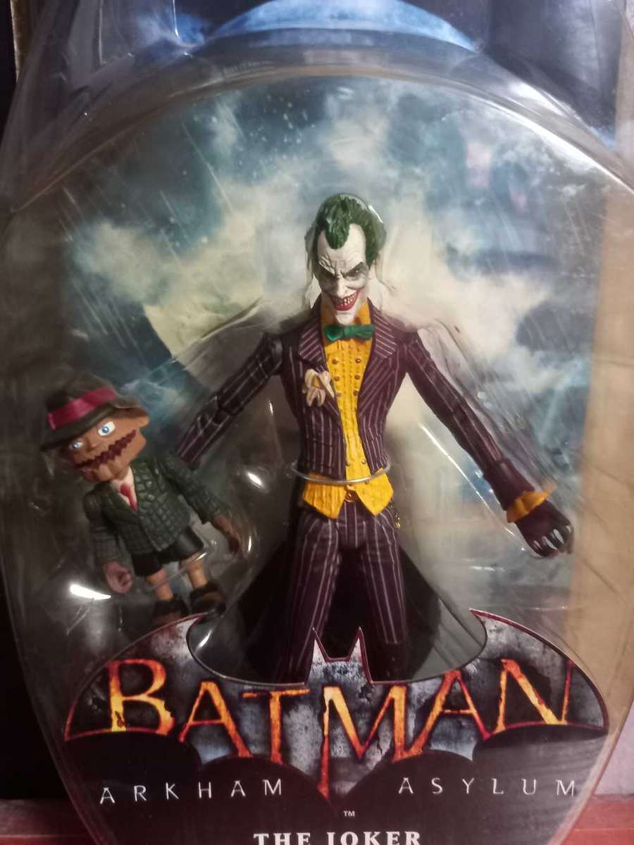 DC Direct Batman Arkham Asylum The Joker With Scarface Series 1 Collector Action Figure
