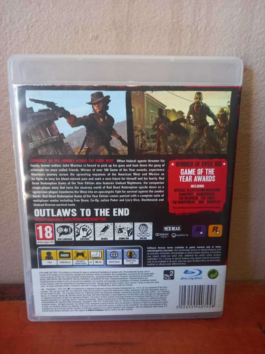 Red Dead Redemption Game Of The Year Edition