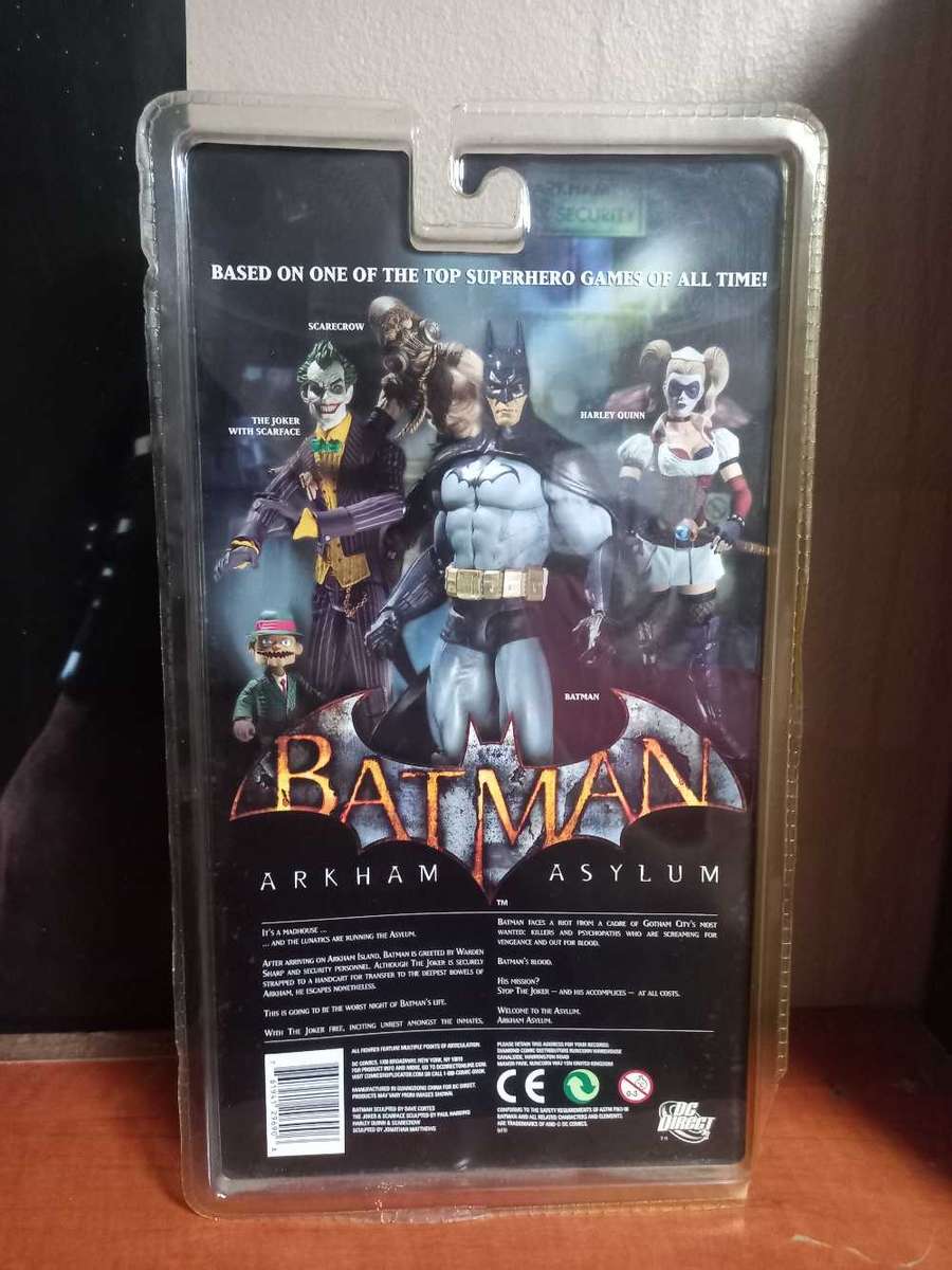 DC Direct Batman Arkham Asylum The Joker With Scarface Series 1 Collector Action Figure