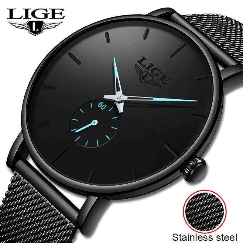 LIGE Minimalist Quartz  Watch