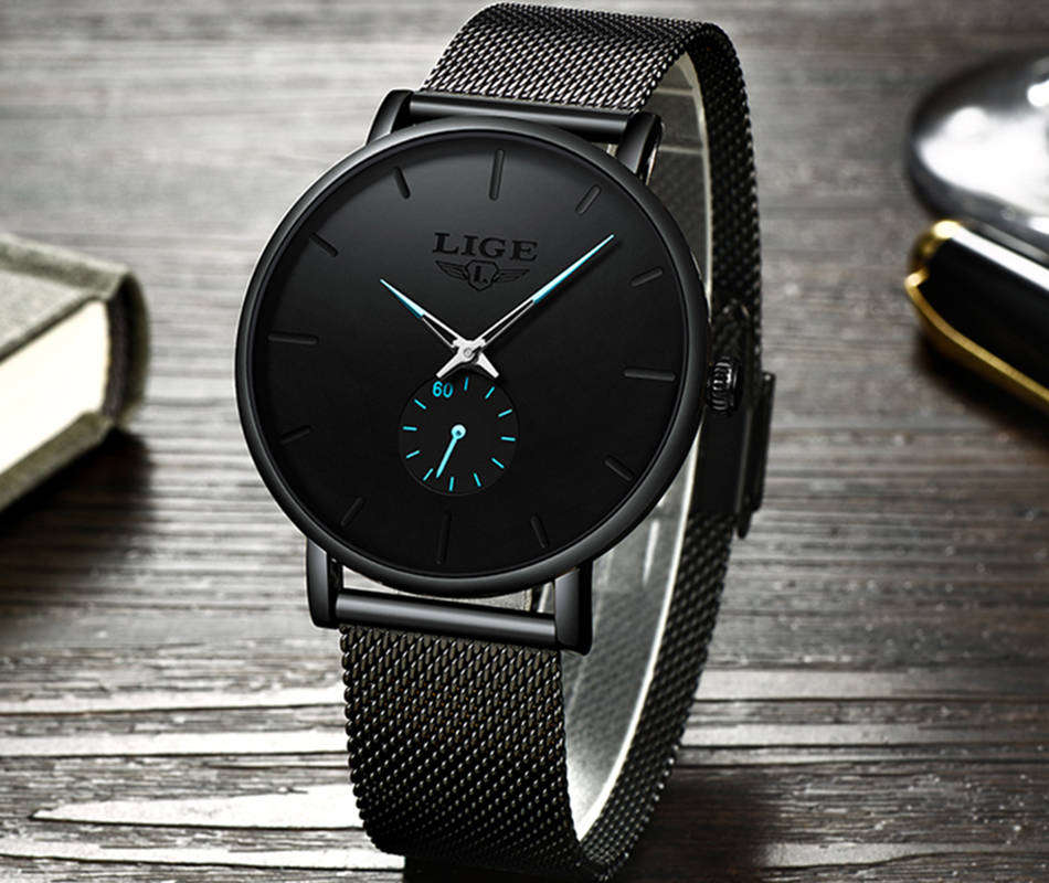 LIGE Minimalist Quartz  Watch
