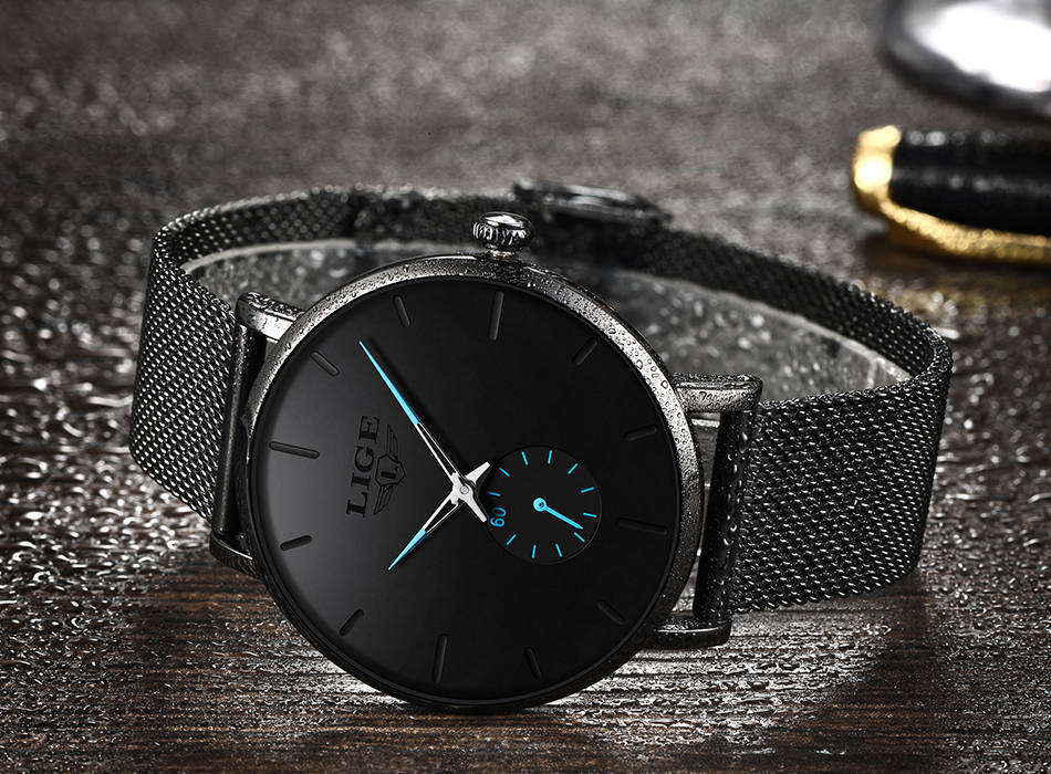 LIGE Minimalist Quartz  Watch