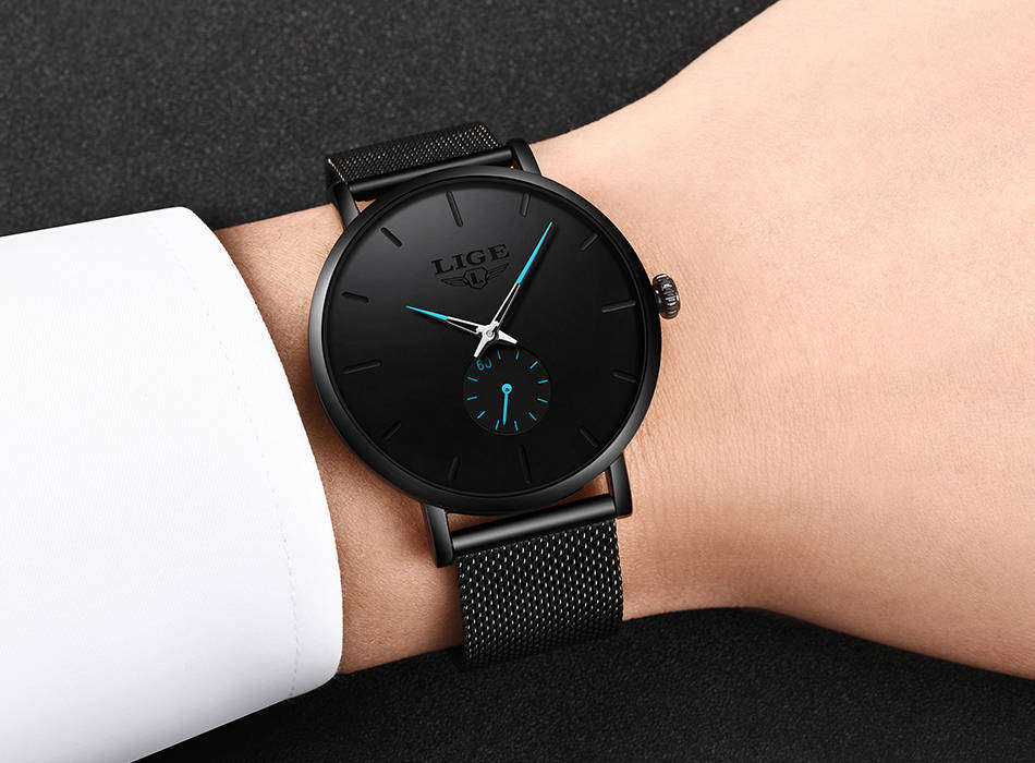 LIGE Minimalist Quartz  Watch