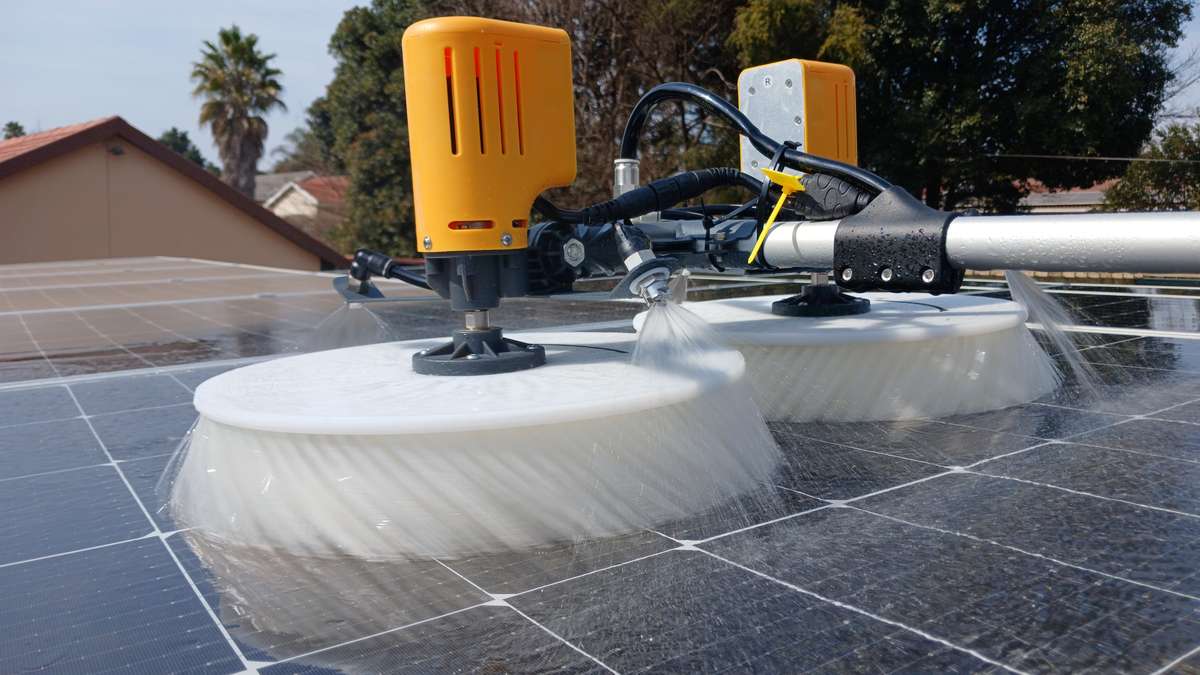 Solar Panel Washer - Dual Head Brush AC 220V