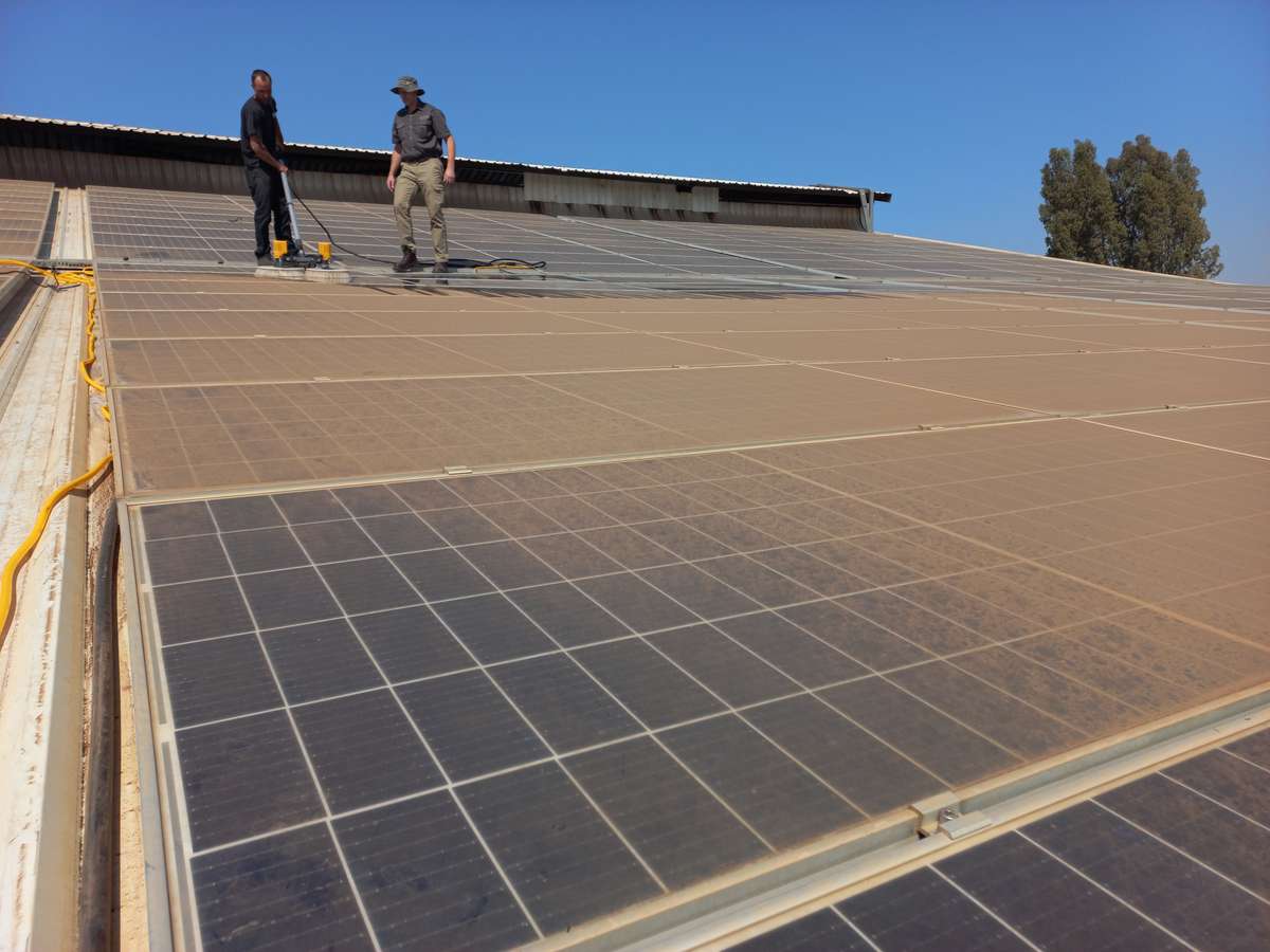 Solar Panel Washer - Dual Head Brush AC 220V