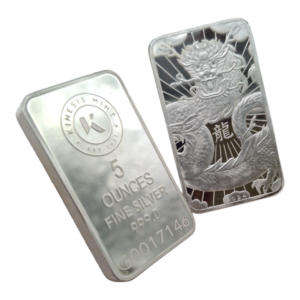 2024 5Oz Kinesis Silver Lunar Dragon Bar ~