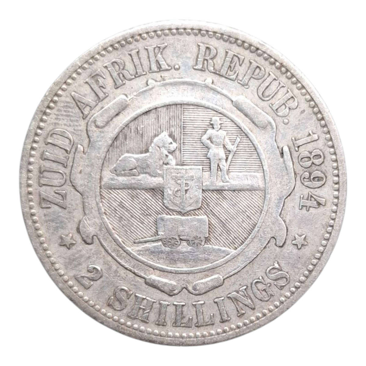 1894 ZAR 2 Shilling