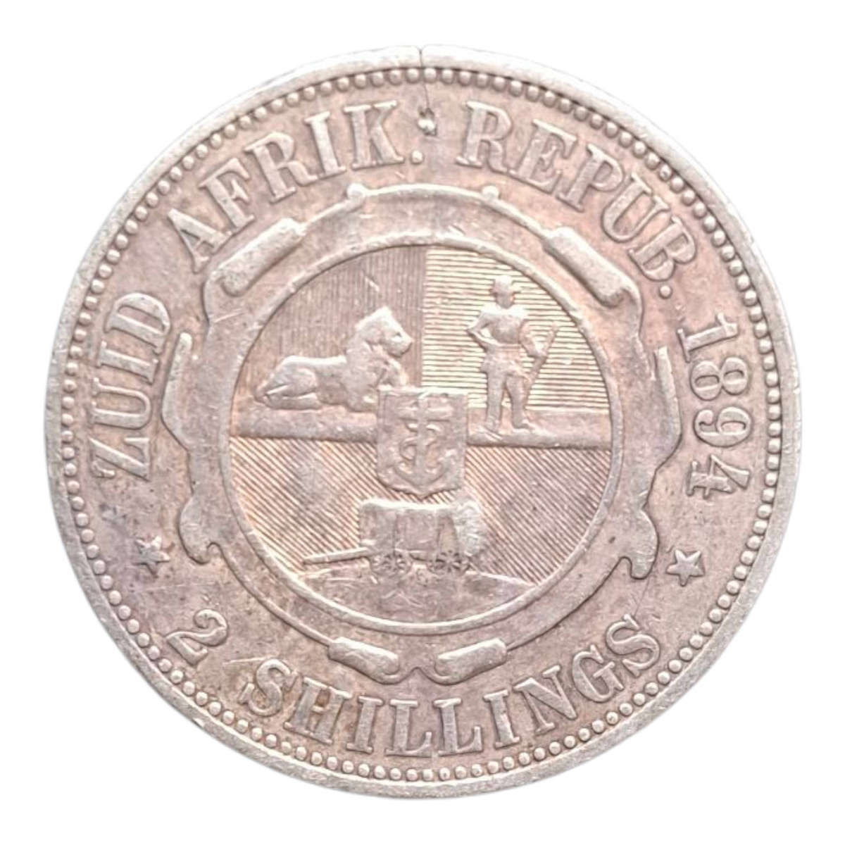 1894 ZAR 2 Shilling